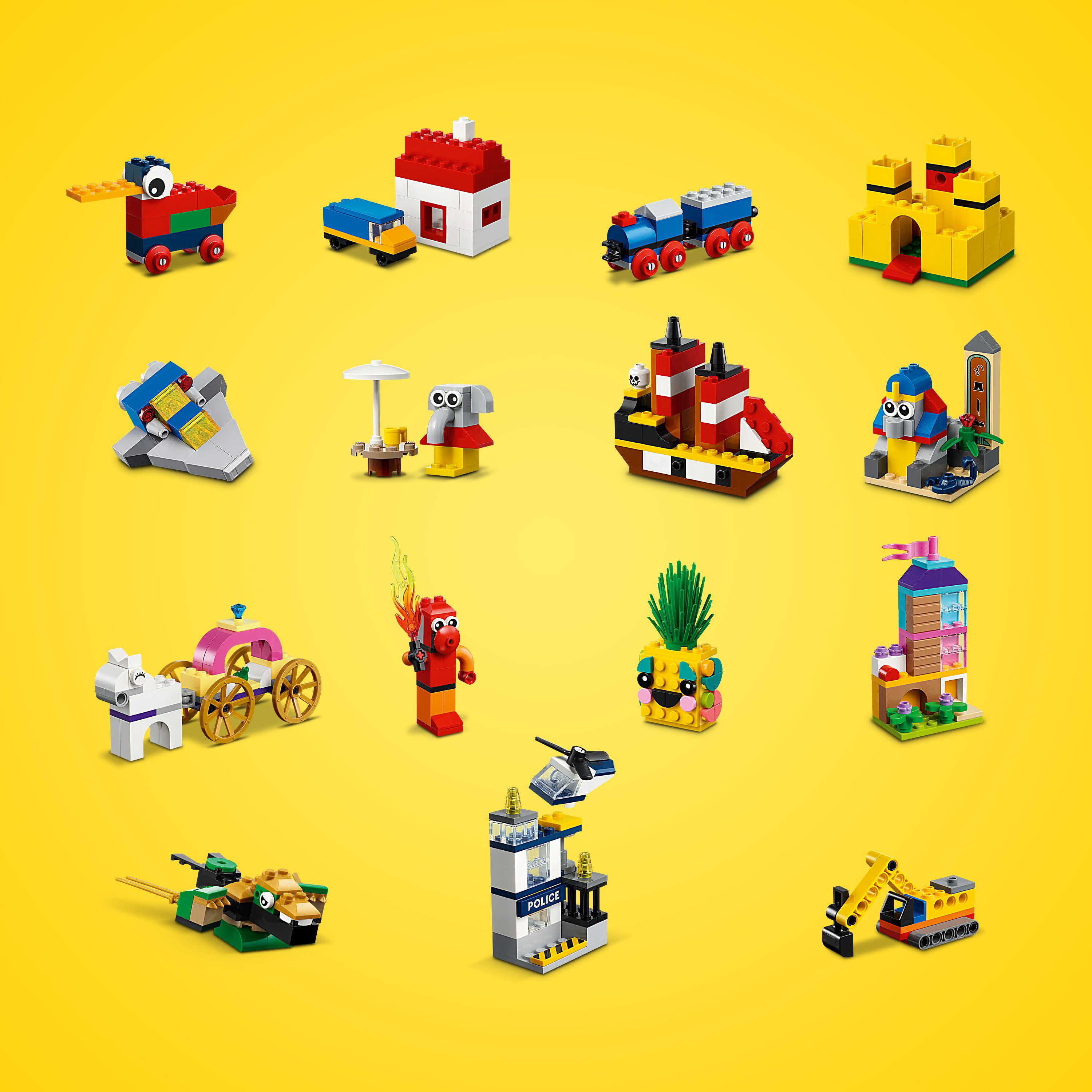 LEGO Classic 90 Years of Play Building Set Mini Builds 11021 - Walmart.com