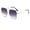 Grey, variant on Only Moment Brown Sunglasses Accessories for Women Polyester Trendy Rectangle Womens Mens Shades Sun Glasses One Size