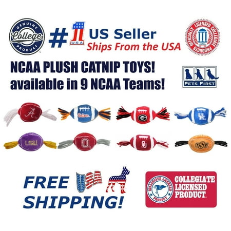 Dallas Cowboys Plush Toy Pets First Collegiate Kentucky Wildcats Catnip Toy - Officially Licensed Plush Football Toy available in 9 Teams ()
