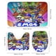 thumbnail image 3 of película SMG4-theme 4-Piece Shower Curtain Set with Rugs, Waterproof Bathroom Decor Set Includes Bath Mat, U-Shaped Rug, Toilet Lid Cover and Curtain with Hooks, 3 of 6