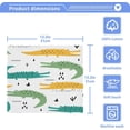 thumbnail image 2 of GZHJMY Cute Crocodile Pattern Wash Cloths 6 Pcs Small Cotton Wash Towels for Kitchen Bathroom, 2 of 5