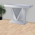 thumbnail image 4 of Acme Noralie Console Table, Mirrored & Faux Diamonds, 4 of 6