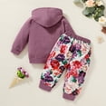 thumbnail image 5 of Younger Tree Toddler Baby Girl Kid Fall Winter Long Sleeve Hoodies Sweatshirt Clothes Set for 3-4T, 5 of 7