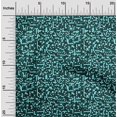 thumbnail image 2 of oneOone Rayon Turquoise Blue Fabric Abstract Sewing Craft Projects Fabric Prints By Yard 56 Inch Wide, 2 of 4