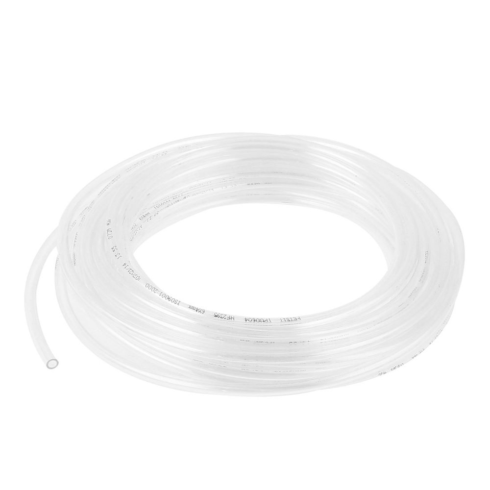 Unique Bargains 4mmx6mm Clear Polyurethane Air CO2 PU Tube Tubing 10M for Planted Tank Aquarium