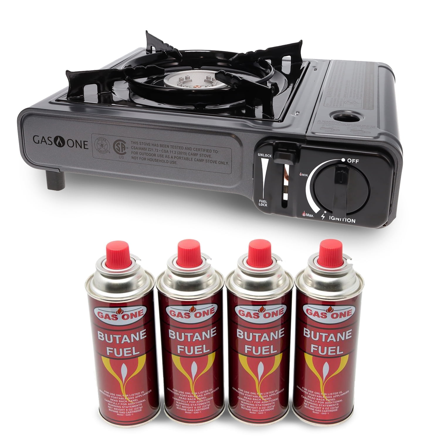 GasOne 1 Burner Butane Camping Stove