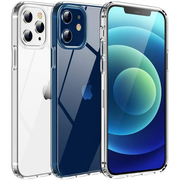 Apple iPhone 12 Pro Max (6.7") Case Slim Premium Clear Transparent TPU 1.8mm Thick Silicone Rubber Shockproof Hybrid ,Xpm Phone Cover for iPhone 12 Pro Max