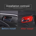 thumbnail image 4 of TINKI Inner Door Handle Bowl Cover Trim for Honda Pilot 2016-2022, 4PCS, ABS, 4 of 7