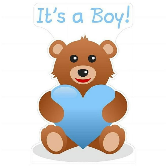 Star Cutouts SC2064 Its a Boy Teddy Bear Cardboard Standup Cutout