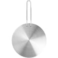thumbnail image 1 of Heat Diffuser Plate, Stainless Steel Heat Induction Plate, Kitchen Flame Guard for Induction Cooker, Electric Stove, Gas Cooker(22cm), 1 of 8