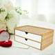 thumbnail image 1 of Caja de almacenamiento de escritorio perfecl de bambú con cajones, 1 of 7