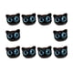 thumbnail image 4 of 10 cuentas espaciadoras con forma de cabeza de gato, hechas a mano, para manualidades, cuentas sueltas, diseño de gatito. Ojos azules negros, 4 of 9