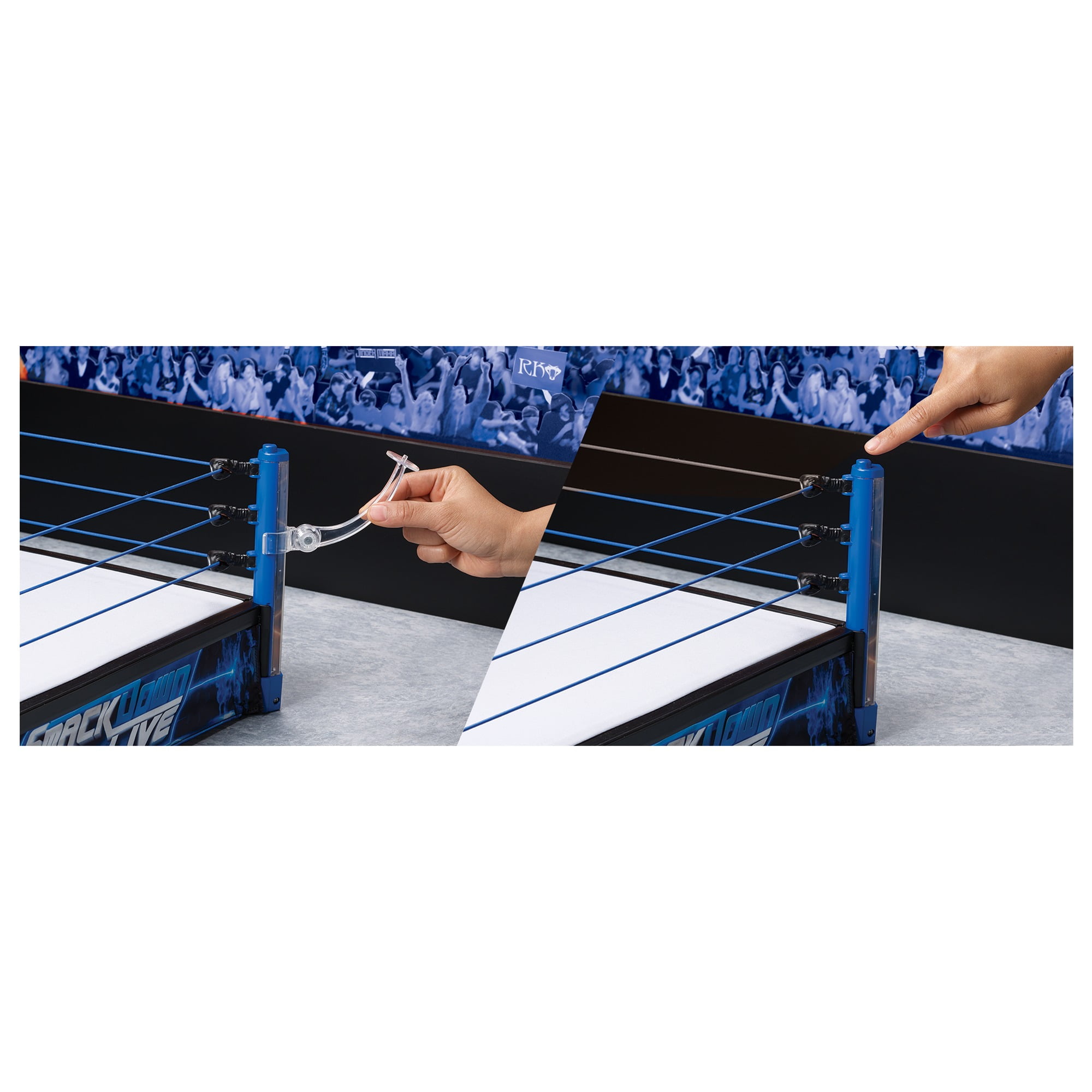 wwe smackdown live main event ring with jinder mahal figure