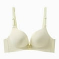 thumbnail image 3 of ATENAR Bras for Women,Push Up Bra,Womens Bras,Comfort Fit,Soft,Solid,Nylon,Spandex,White,M, 3 of 6