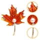 thumbnail image 2 of KAKOWELY 4 anillos de servilleta de cosecha de otoño, porta servilletas de hojas de arce, anillos de servilleta de metal, 2 of 5