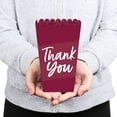 thumbnail image 5 of Big Dot of Happiness Burgundy Elegantly Simple - Guest Party Favor Popcorn Treat Boxes - Set of 12, 5 of 5