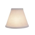 thumbnail image 5 of Aspen Creative 32119-2 Small Hardback Empire Shape Chandelier Clip-On Lamp Shade Set (2 Pack), Transitional Design in Pearl Linen, 6" bottom width (3" x 6" x 5"), 5 of 7