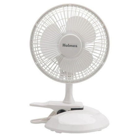 Holmes Convertible Desk & Clip Fan, White HCF0611A-WM