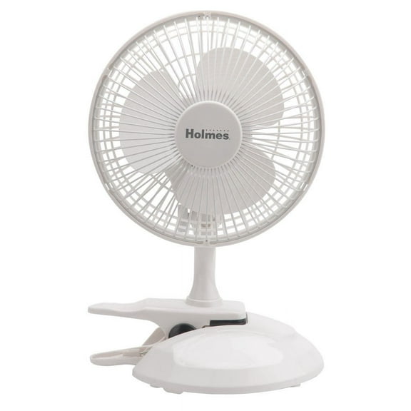 Holmes Convertible Desk & Clip Fan, White HCF0611A-WM