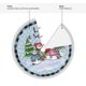 thumbnail image 5 of Falda de árbol de Navidad con flecos de encaje, letrero de corona navideña Let It Snow, muñeco de nieve familiar de metal redondo para garaje, falda de árbol suave, ligera y agradable al tacto de 48", 5 of 7