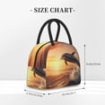 thumbnail image 2 of Balery Sunset Dancing Dolphin A Bolsa de Almuerzo para Mujeres, Caja de Almuerzo, Bolsa de Almuerzo Pequeña Impermeable, Tote de Almuerzo Reutilizable con Gran Capacidad, 2 of 6