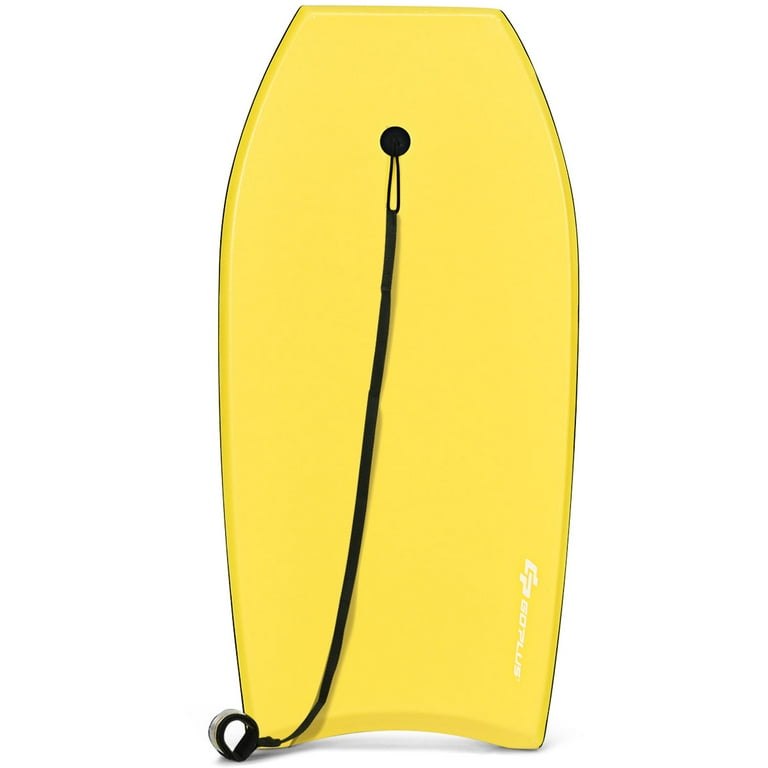 STIVIN Bodyboards 37in Lightweight Body Boards with fashion Coiled Leash