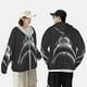thumbnail image 4 of Fotbe Black And White Shark Chaqueta con Protección Solar UPF 50+ para Hombre y Mujer, Camisa con Capucha y Bolsillos-Medium, 4 of 7