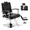 Black, variant on Olakula 90°-135° Reclining Barber Chair,Professional Hair Salon Chairs with Heavy Duty Hydraulic Pump, 360°Swivel, Adjustable Height & Headrest for Barbershop,Home,Black.