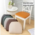 thumbnail image 6 of OQOPO PU Leather Dining Chair Cushion with Non-Slip Ties Kitchen Chair Cushion and Seat Cushion for Dining Room 43 * 40cm (Color :Beige,Size : 1pack), 6 of 9