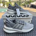 thumbnail image 1 of Adi - das X_PLRBOOST White Grey Men's Athletic Shoes HP3133 Size 12, 1 of 6