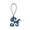 D#077 Blue, variant on Hands-Free Dog Poop Bag Holder for Leash, Portable Waste Bag Carrier Clip, Dog Walking Accessories and Waste Bag Dispenser Attachment D#079 Pink