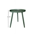 thumbnail image 5 of Scranton 3 Legged Side End Accent Table, Green Metal, Modern, 5 of 7