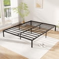 thumbnail image 2 of Gymax Cadre de Lit en Métal Format Grand Lattes de Soutien Robustes Base de Matelas, 2 of 10