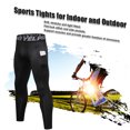 thumbnail image 4 of 3 Pack Pantalons de Compression pour Hommes Séchage Rapide Collants de Sport Couche de Base, 4 of 8