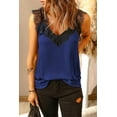 thumbnail image 3 of POGLIP Women's Blue One More Night Lace Cami Tank, 3 of 6