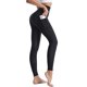thumbnail image 2 of Gibobby Pantalones dama Nuevos pantalones deportivos para mujer Stovepipe para mujer Pantalones de puntos Fitness para mujer Pantalones de yoga con bolsillo que absorben el su(Negro， XXXXL), 2 of 4