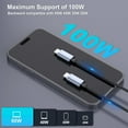thumbnail image 4 of BENFEI USB C Fast Charging Cable(100W 6.6ft), Tangle-Free Silicone USB C Cable, Aluminum Shell, 4 of 7