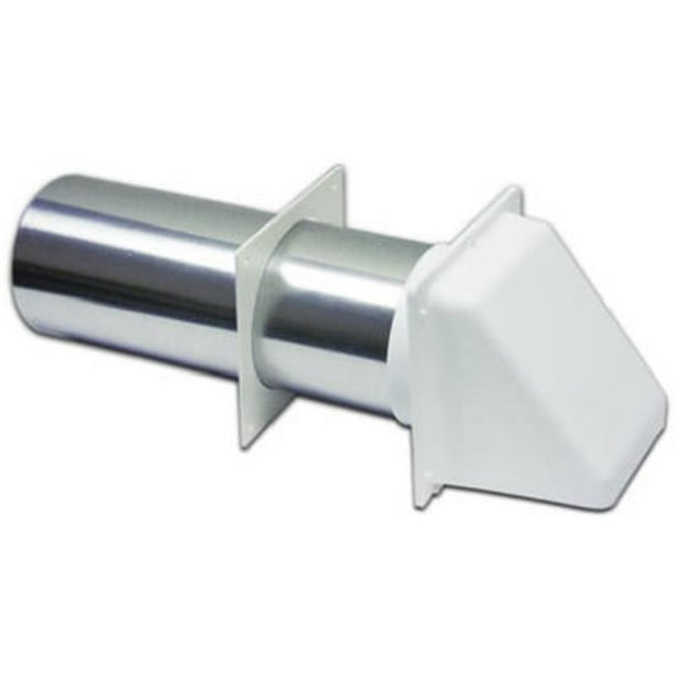 222WS 3 in. White Dryer Hood Vent