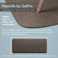 thumbnail image 3 of GelPro Contemporary Kitchen Mat, 20" x 48", Brown, 3 of 6