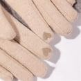 thumbnail image 4 of Guantes de invierno para mujer, además de guantes gruesos y cálidos para pantalla táctil, guantes de cachemira para muñeca a prueba de viento para ciclismo y conducción, 4 of 4