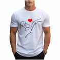 thumbnail image 2 of Tops para hombre, blusas y camisas de cuello redondo y manga corta para hombre, blusas casuales de cuello redondo con estampado de moda para hombre, blusas de cuello redondo y manga corta, camisas par, 2 of 6