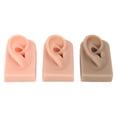 thumbnail image 2 of Modelo De Oreja De Silicona Humana, 3 Uds., Oreja Derecha Y Flexible, 3 Colores, Modelo De Oreja Humana Reutilizable Fácil De Usar, 2 of 7