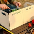thumbnail image 1 of LJNYFDC Foldable Camping Windscreen Foldable Windshield with Storage Smooth Edge Reusable Outdoor Cooker Burner Wind, 1 of 7