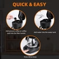 thumbnail image 3 of Cafetera eléctrica programable para 5 tazas con temporizador, 3 of 8