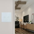 thumbnail image 6 of Timer & Remote Control for Home Automation, Dual Control Functionality Smart WiFi Glass Light Switch Bienvenido, 6 of 8
