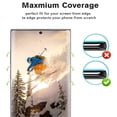 thumbnail image 5 of Xpression Screen Protector for Samsung Galaxy S23 Ultra Screen Protector Curve 3D Full Coverage 9H Hardness Tempered Glass Protector Shield 9H - Clear, 5 of 9