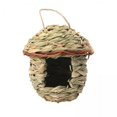 thumbnail image 1 of 4xcasa Colgante Para Pájaros, Decoración De Jardín, Cabaña De Hierba Para Pájaros, Pájaros Azules Canarios, Agapornis, 1 of 8