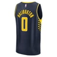 thumbnail image 3 of Youth Fanatics Tyrese Haliburton Navy Indiana Pacers Fast Break Replica Player Jersey - Icon Edition, 3 of 3
