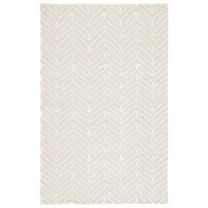 SAFAVIEH Marbella Zowie Zig-Zag Area Rug, Ivory/Beige, 8' x 10'