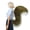 Green, variant on Anime Furry Squirrel Tail Costume Accessory,53.2" Halloween Flexible Plush Fursuit Animal Theme Squirrel Tails Outfit